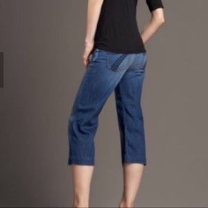 7 for All Mankind Dojo Crop Wide Leg Jeans
